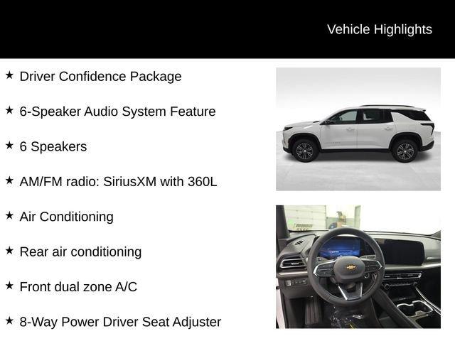 new 2026 Chevrolet Traverse car, priced at $45,920