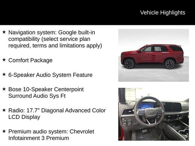 new 2026 Chevrolet Tahoe car, priced at $78,620