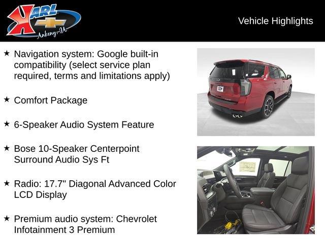 new 2026 Chevrolet Tahoe car, priced at $78,620