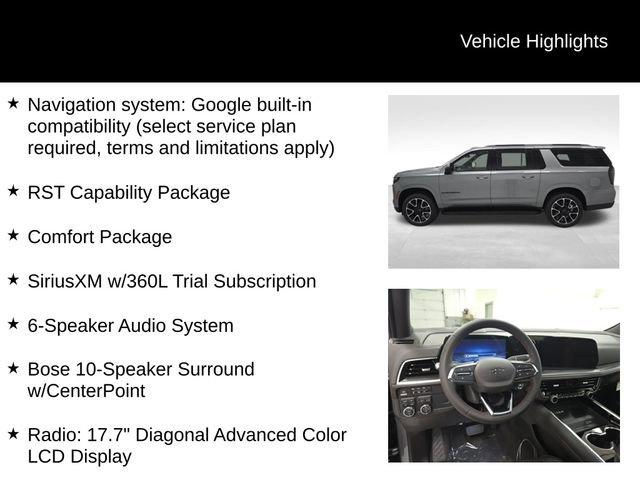 new 2026 Chevrolet Suburban car, priced at $83,675