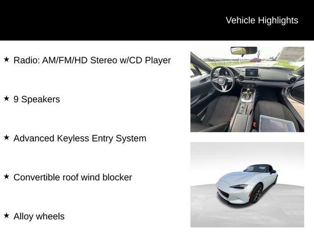 used 2016 Mazda MX-5 Miata car, priced at $20,987