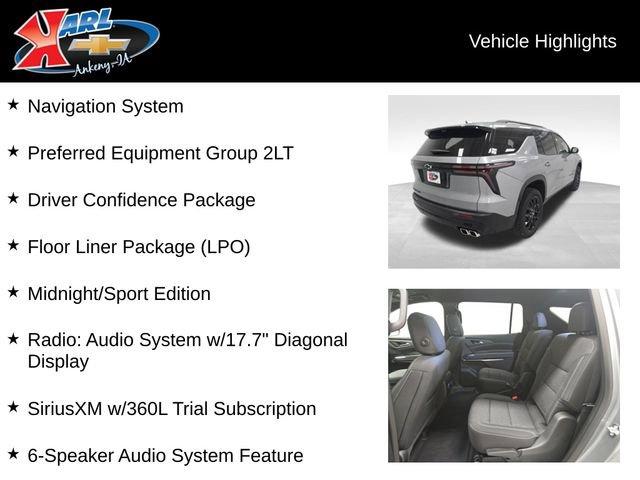 new 2026 Chevrolet Traverse car, priced at $48,630