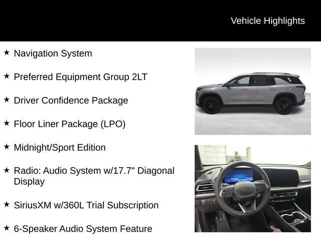 new 2026 Chevrolet Traverse car, priced at $48,630