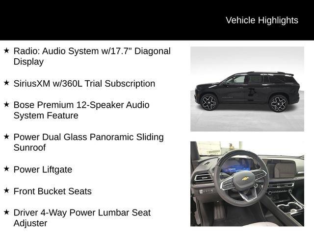 new 2026 Chevrolet Traverse car, priced at $60,495