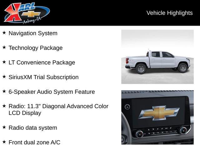 new 2025 Chevrolet Colorado car, priced at $42,365