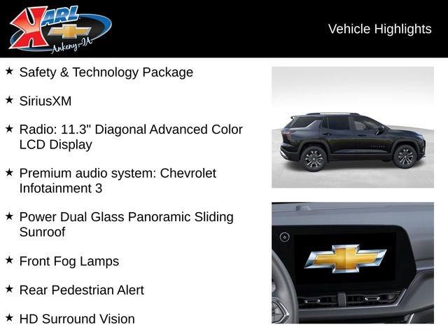 new 2026 Chevrolet Equinox car, priced at $34,585
