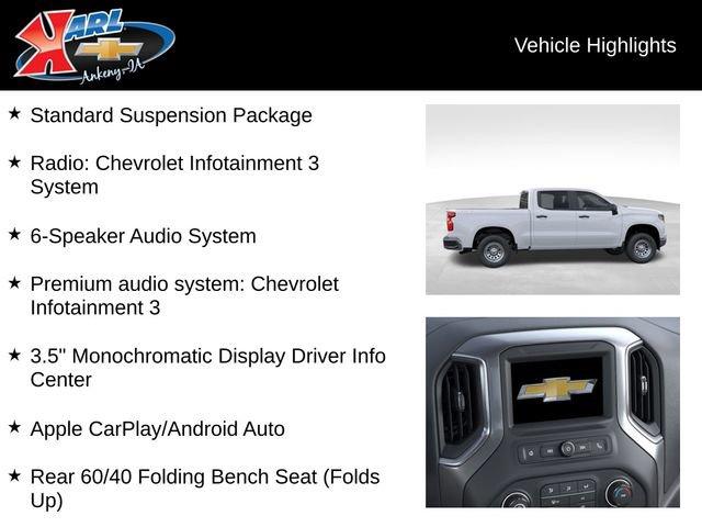 new 2025 Chevrolet Silverado 1500 car, priced at $42,795