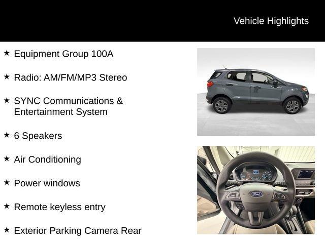 used 2022 Ford EcoSport car, priced at $17,807