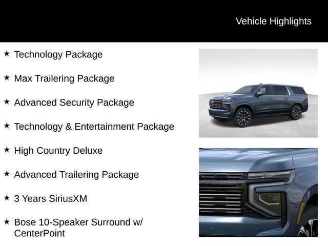 new 2025 Chevrolet Suburban car, priced at $96,629
