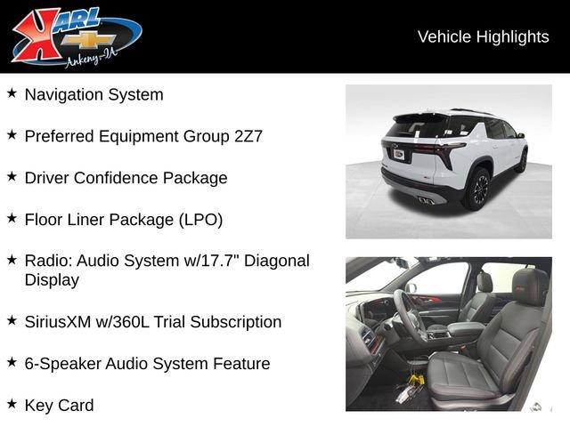 new 2026 Chevrolet Traverse car, priced at $57,785