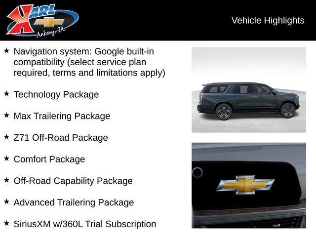 new 2025 Chevrolet Suburban car, priced at $83,305