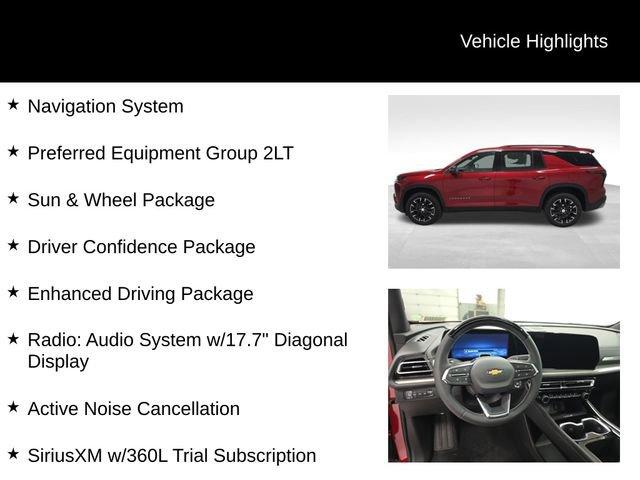 new 2026 Chevrolet Traverse car, priced at $52,850