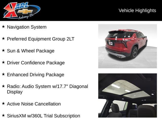 new 2026 Chevrolet Traverse car, priced at $52,850