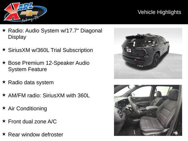 new 2026 Chevrolet Traverse car, priced at $63,045