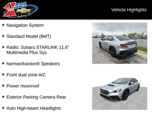 used 2023 Subaru WRX car, priced at $33,485