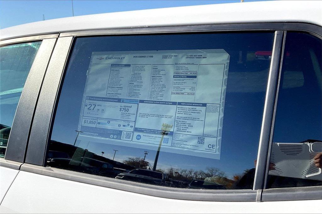 new 2026 Chevrolet Equinox car, priced at $26,739