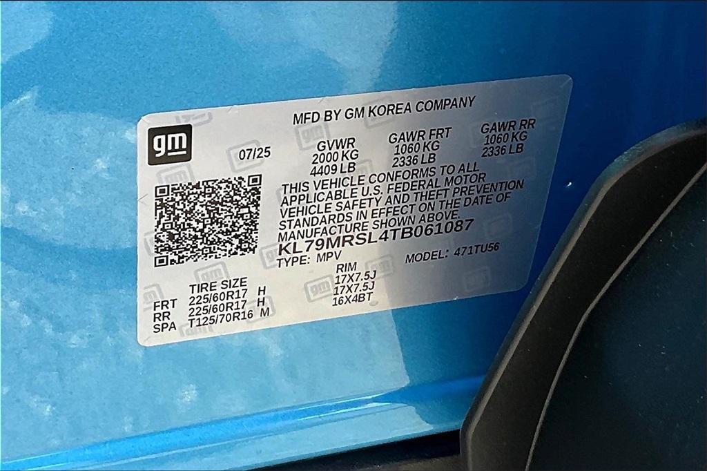 new 2026 Chevrolet TrailBlazer car, priced at $25,832