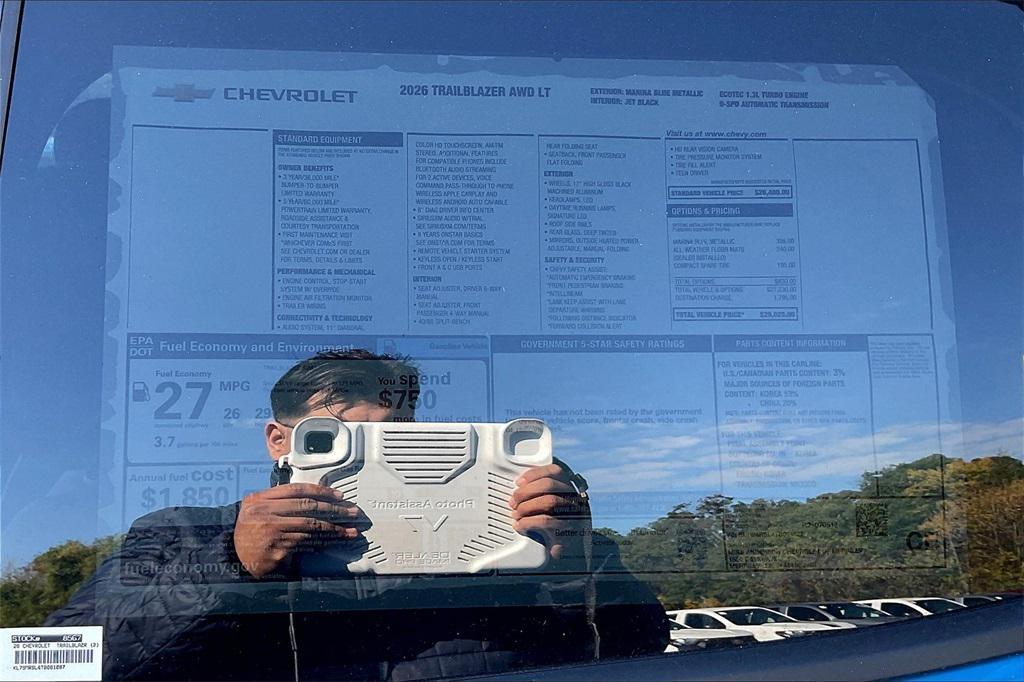 new 2026 Chevrolet TrailBlazer car, priced at $25,832