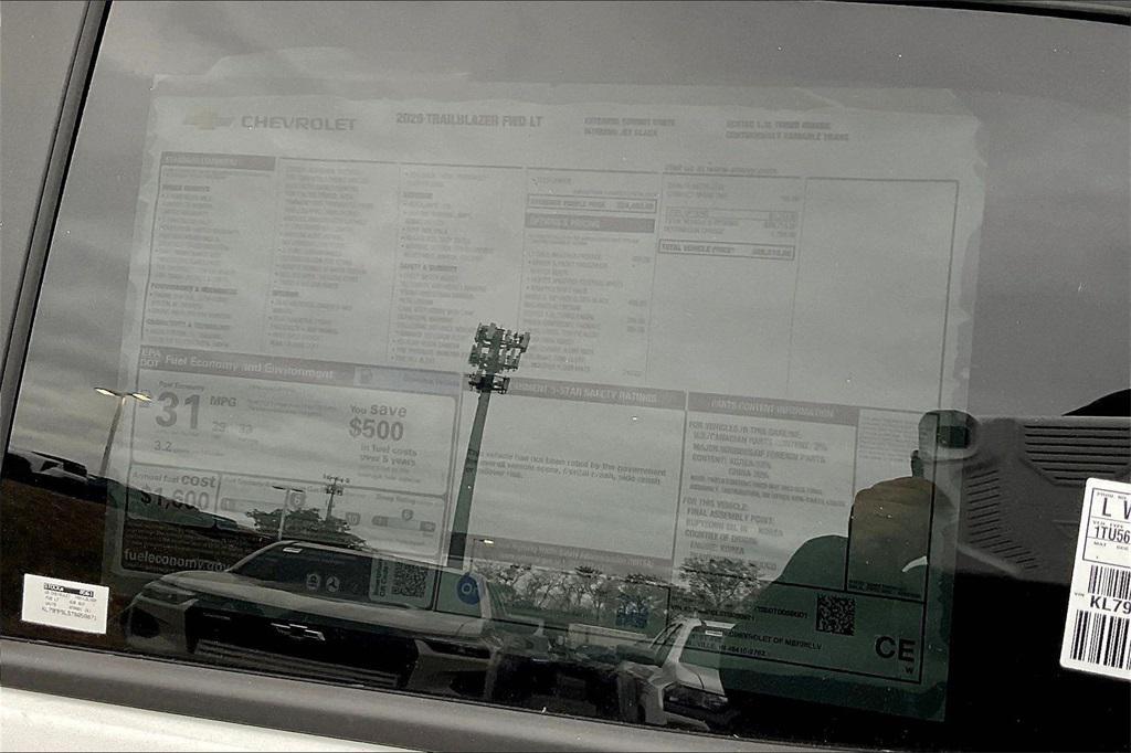 new 2026 Chevrolet TrailBlazer car, priced at $25,089