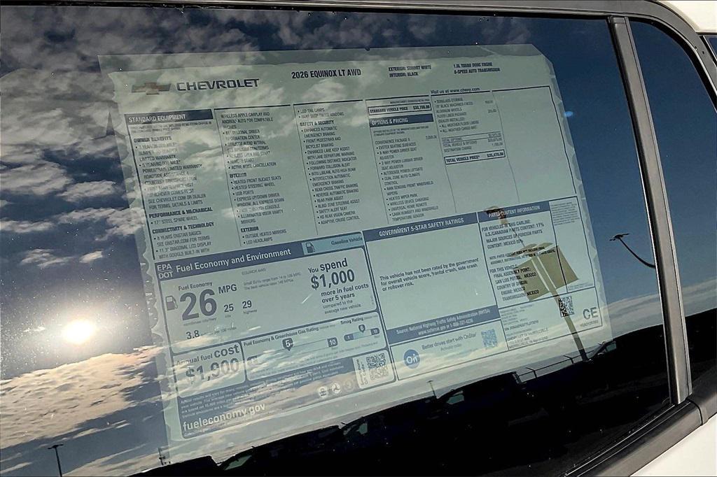 new 2026 Chevrolet Equinox car, priced at $30,859