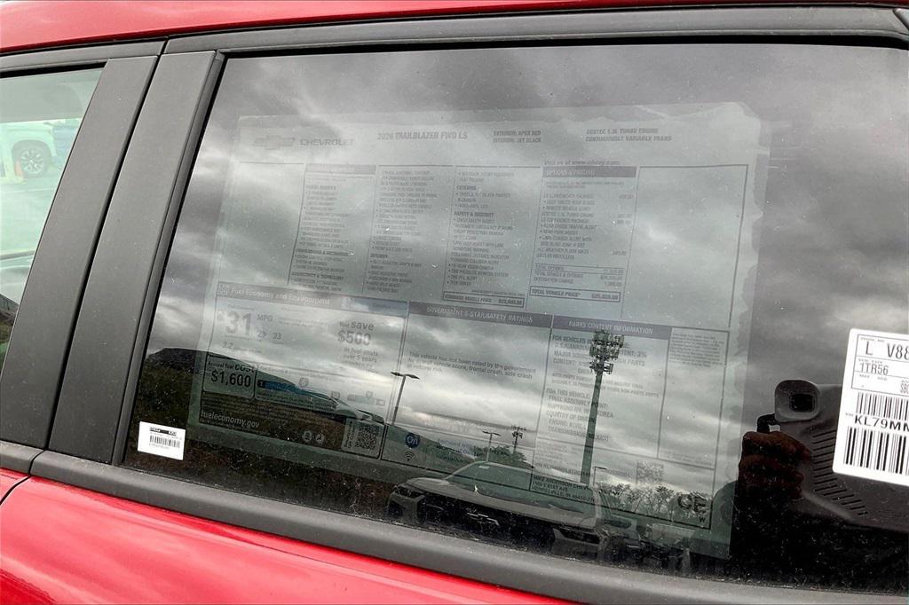 new 2026 Chevrolet TrailBlazer car, priced at $23,069