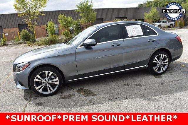 used 2021 Mercedes-Benz C-Class car, priced at $27,635