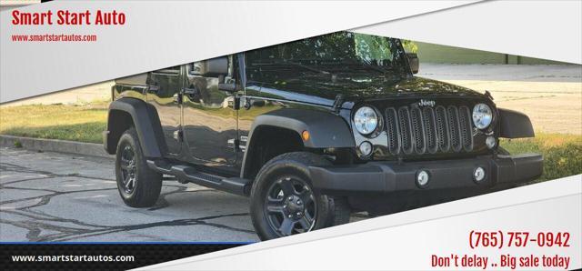 used 2017 Jeep Wrangler Unlimited car, priced at $14,491