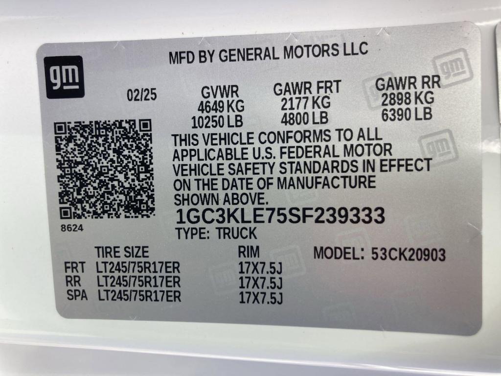 new 2025 Chevrolet Silverado 2500 car, priced at $49,863