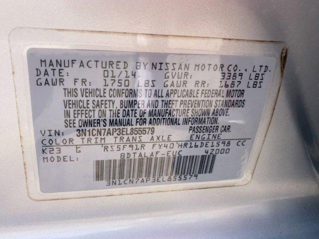 used 2014 Nissan Versa car, priced at $5,488