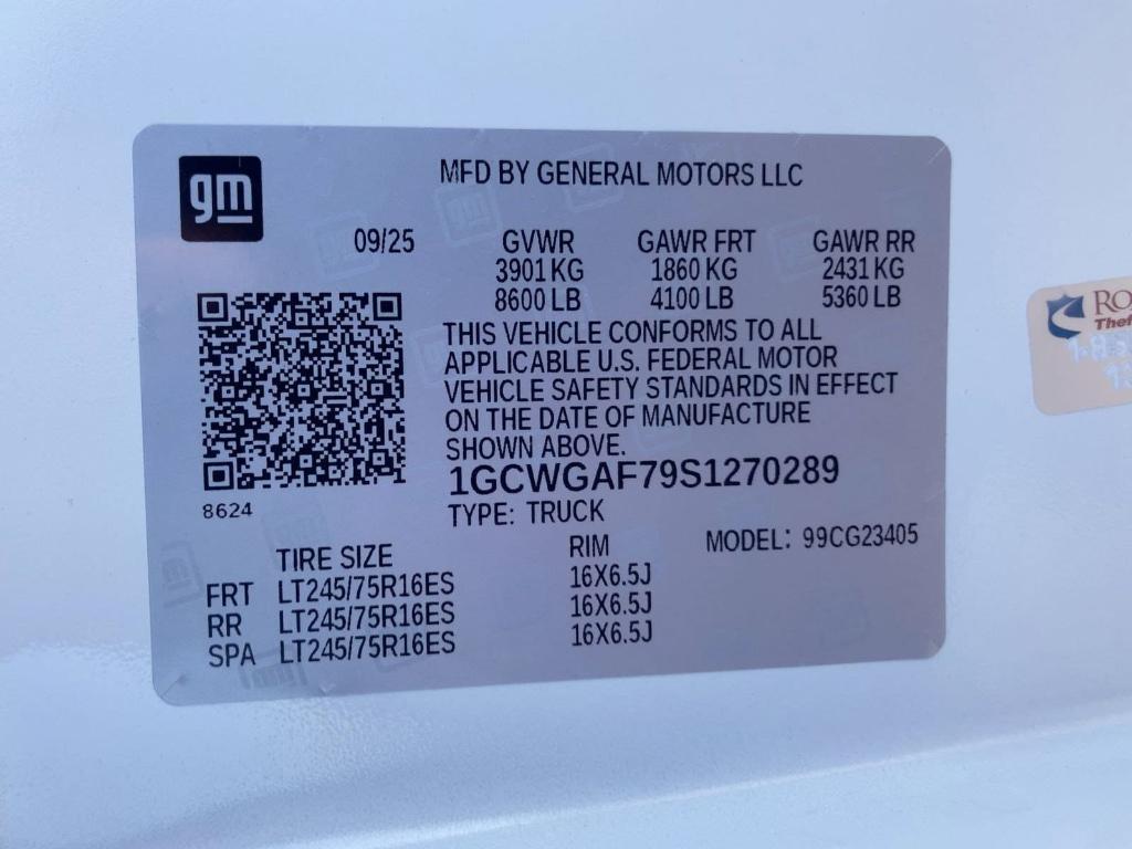 new 2025 Chevrolet Express 2500 car, priced at $43,301