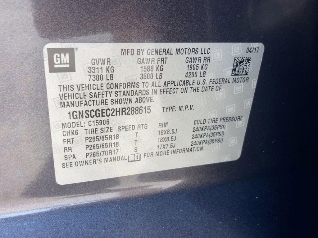 used 2017 Chevrolet Suburban car, priced at $15,998