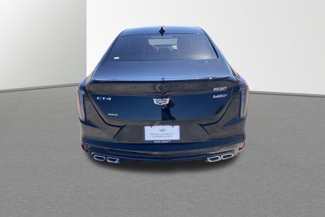new 2025 Cadillac CT4-V car, priced at $56,359