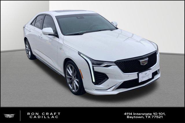 new 2025 Cadillac CT4 car, priced at $48,161