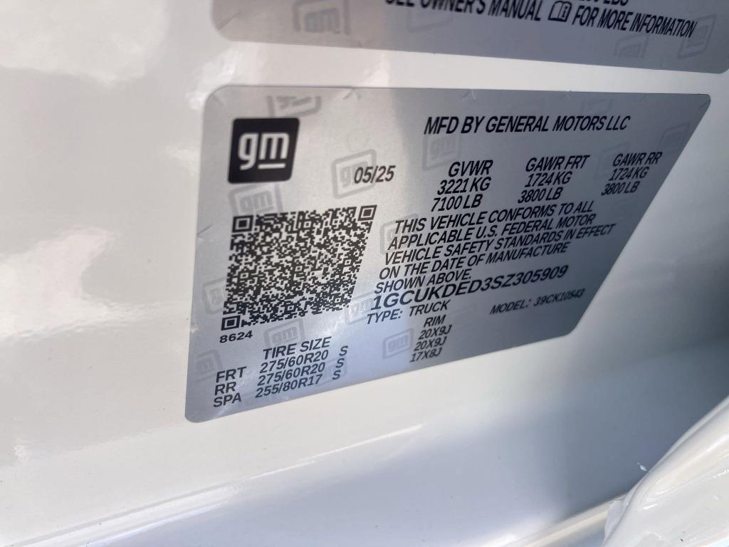 new 2025 Chevrolet Silverado 1500 car, priced at $54,231
