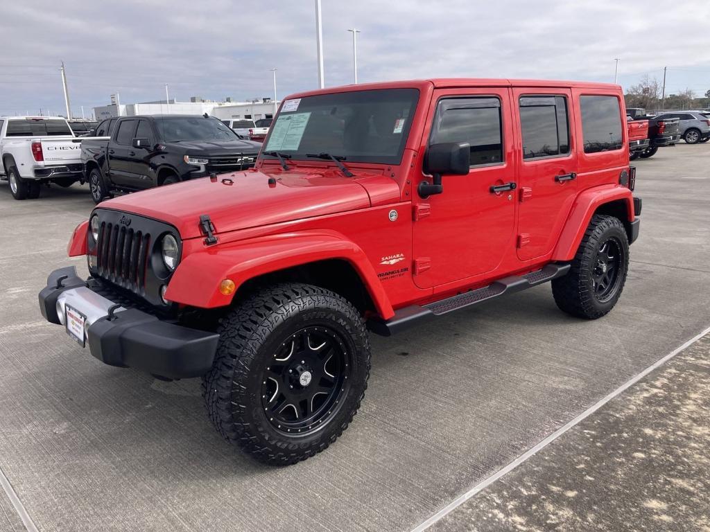 used 2015 Jeep Wrangler Unlimited car, priced at $19,899