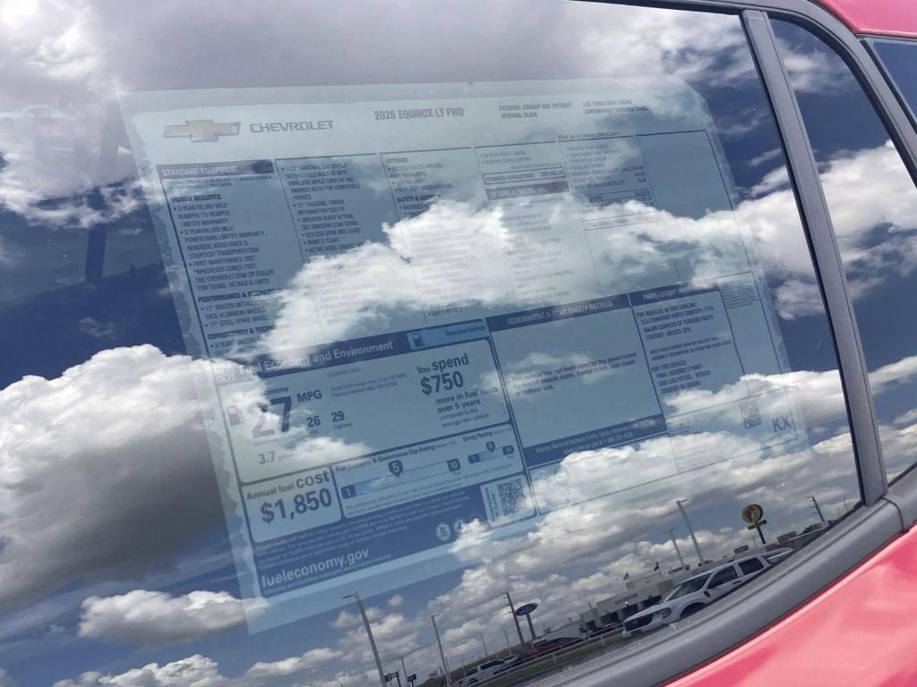 new 2026 Chevrolet Equinox car, priced at $31,032