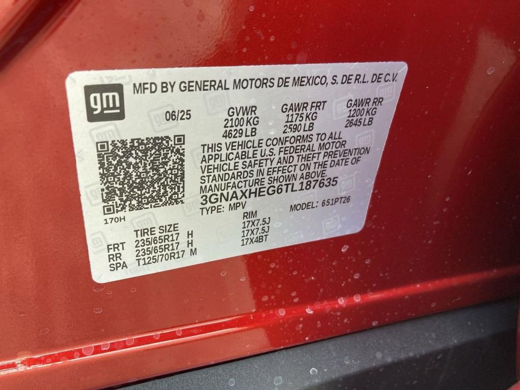 new 2026 Chevrolet Equinox car, priced at $31,032