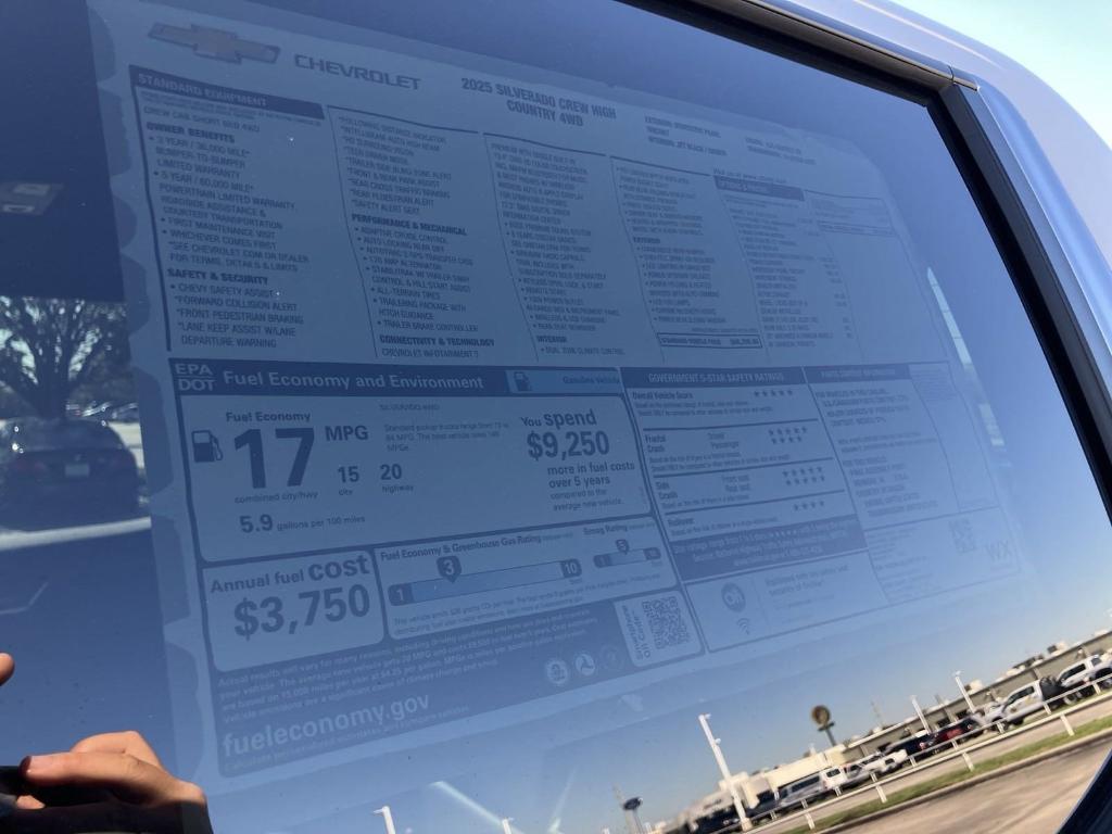 new 2025 Chevrolet Silverado 1500 car, priced at $71,632