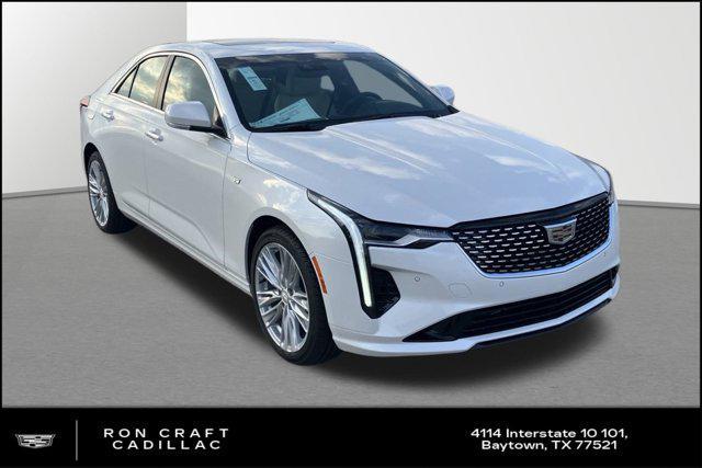 new 2025 Cadillac CT4 car, priced at $44,840