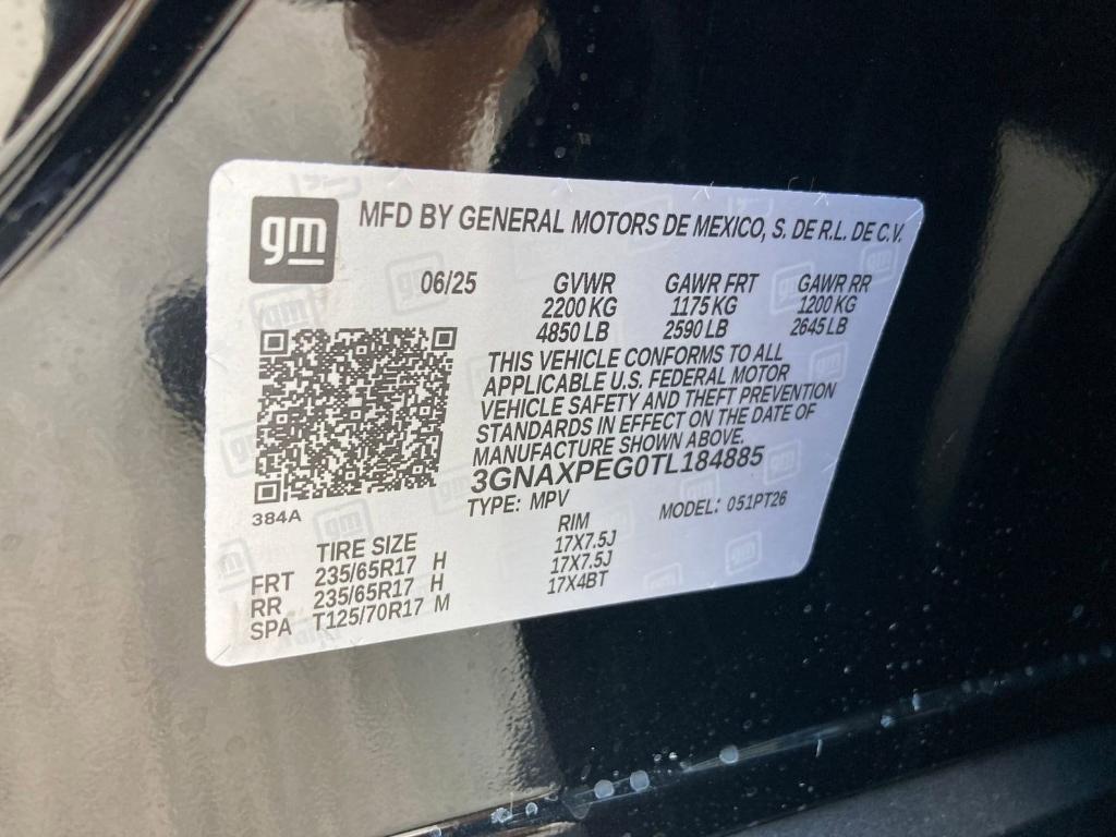 new 2026 Chevrolet Equinox car, priced at $31,461