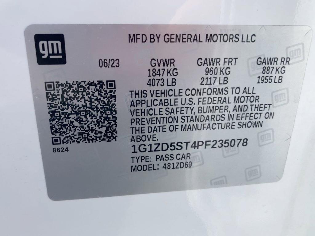 used 2023 Chevrolet Malibu car, priced at $19,998