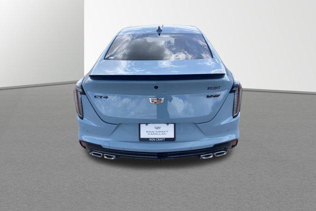 new 2025 Cadillac CT4-V car, priced at $57,125