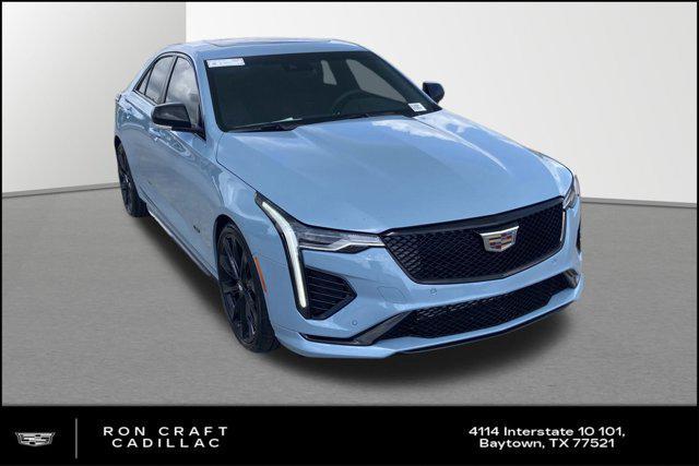 new 2025 Cadillac CT4-V car, priced at $57,125
