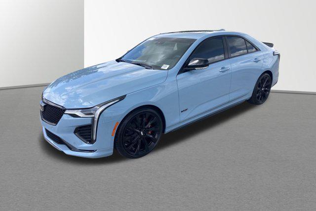 new 2025 Cadillac CT4-V car, priced at $57,125