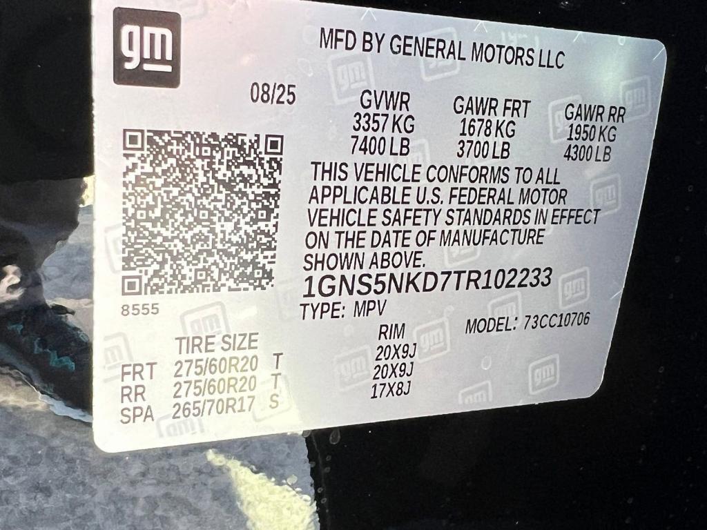 new 2026 Chevrolet Tahoe car, priced at $68,281
