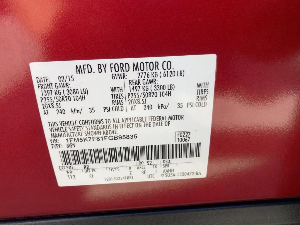 used 2015 Ford Explorer car, priced at $9,496