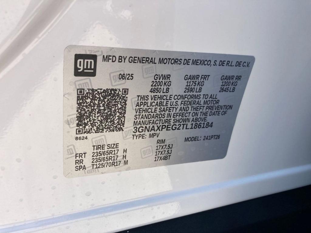 new 2026 Chevrolet Equinox car, priced at $31,461