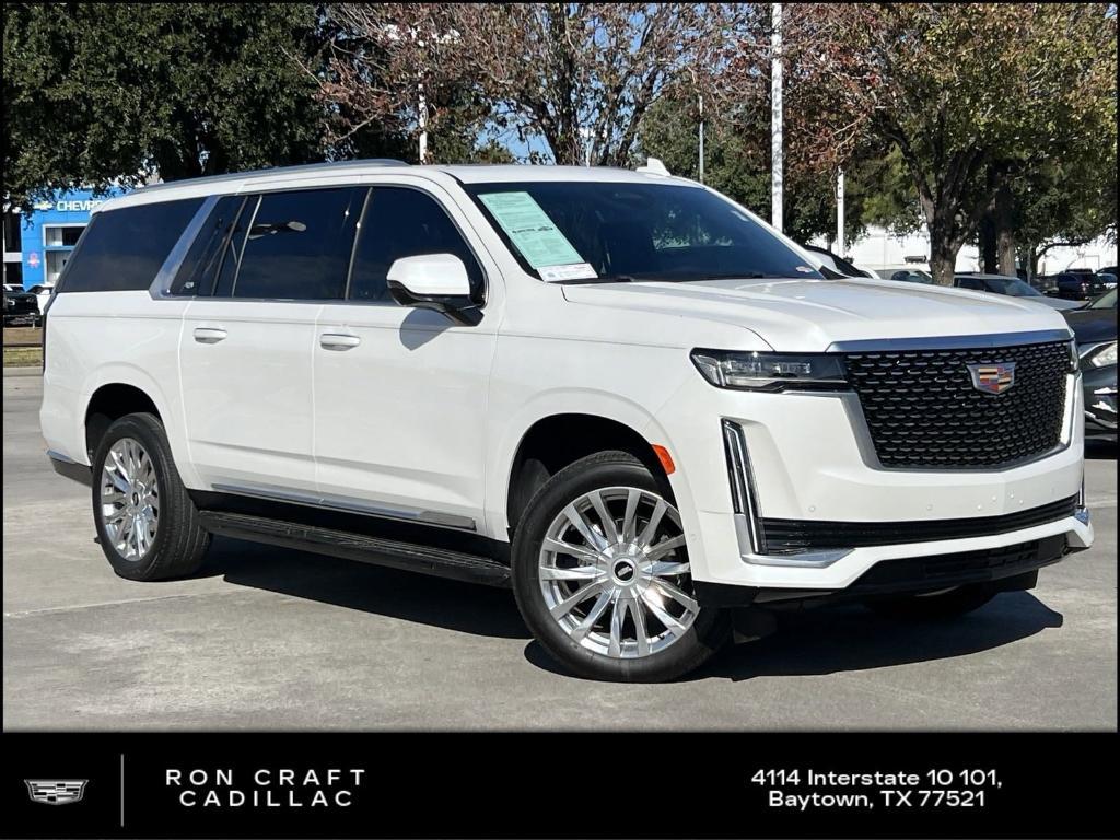 used 2023 Cadillac Escalade ESV car, priced at $77,497