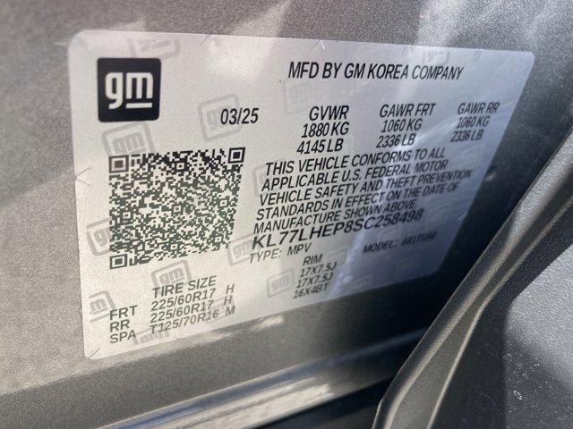 new 2025 Chevrolet Trax car, priced at $25,581