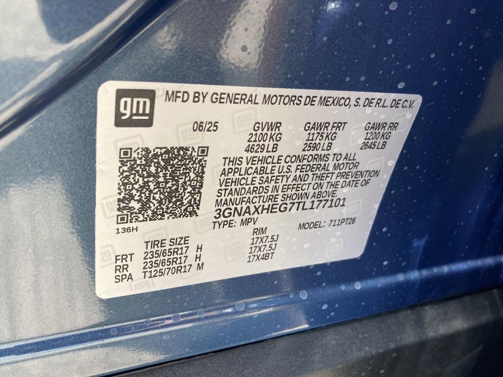 new 2026 Chevrolet Equinox car, priced at $30,641
